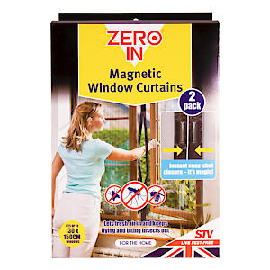 Magnetic Window Insect Curtain2Pk