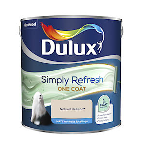 Dulux Simply Refresh Matt Emulsion Paint - Natural Hessian - 2.5L, 5382887