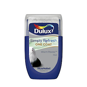 Dulux Simply Refresh Tester Paint - Warm Pewter - 30Ml