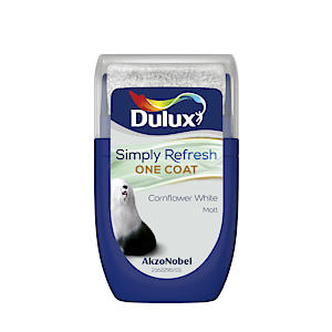 Dulux Simply Refresh Tester Paint - Cornflower White - 30Ml