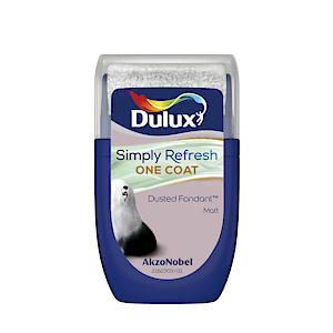 Dulux Simply Refresh Tester Paint - Dusted Fondant - 30Ml, 5382969