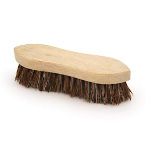 Charles Bentley Stiff Bassine Wooden Hand Scrub Brush, 8", Wood, Natural, One Size