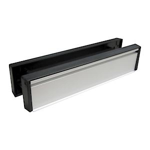 Double Sided Letterplate 40/80 X 300Mm Silver