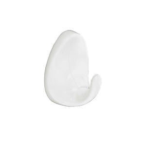 Oval Self Adh Hooks Wht Lg S6356