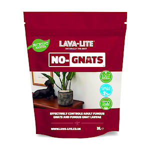 Lava-Lite No Gnats | Original Natural Fungus Gnat Killer for Houseplants, Soil & Compost | Child & Pet Safe | Cost Effective, Chemical Free Pest Control.