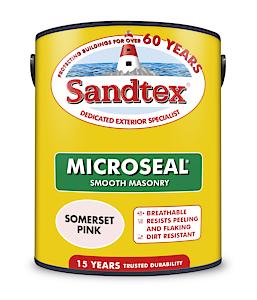 Crown Sandtex 5L Somerset Pink Masonry Paint