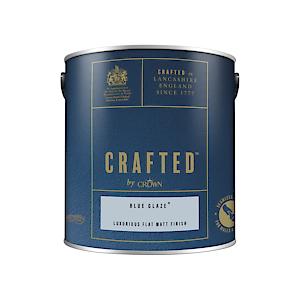 Crown Crafted Flat Matt Blue Glaze 2.5L