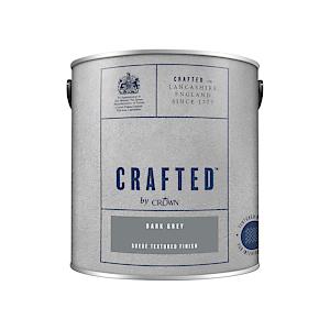 Crown Crafted Suede Textured Dark Grey 2.5L