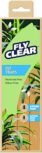 Clear Fly Trap, Pack Of 4