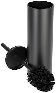 Croydex Toilet Holder with Brush Matt Black