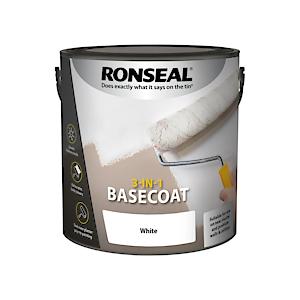 Ronseal Basecoat Paint White 2.5L