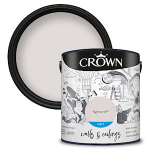 Crown 2.5L Breatheasy Matt Emulsion Paint For Walls & Ceilings - Figment