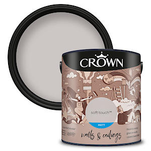 Crown 2.5L Breatheasy Matt Emulsion Paint For Walls & Ceilings - Soft Touch