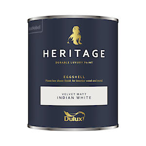 Dulux Heritage Eggshell (Indian White, 0.75 Liters)