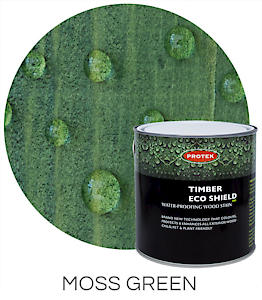 Protek Timber Eco Shield - Moss Green 2.5 Litre