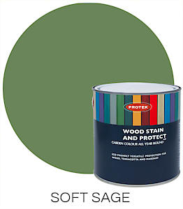 Protek Wood Stain And Protect 1L - Soft Sage