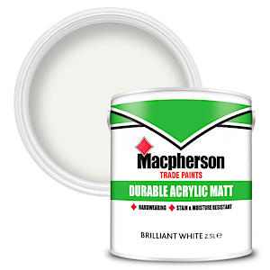 Macpherson Acrylic Durable Matt Brilliant White-2.5 L