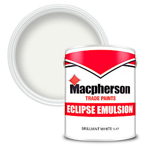 Macpherson Eclipse Matt Emulsion Paint Brilliant White 5L