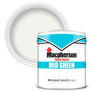 Macpherson Mid Sheen White-2.5 L