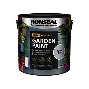 Ronseal Garden Paint Pewter Grey 2.5L