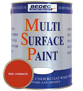 Bedec 750 Ml Soft Gloss Multi-Surface Paint - Red Cossack