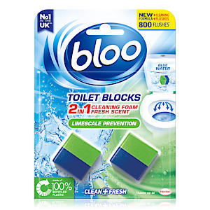 Bloo Toilet Blocks Limescale Prevention, Pack Of 2