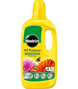 Miracle Gro All Purpose Concentrated Liquid Plant Food, 800Ml
