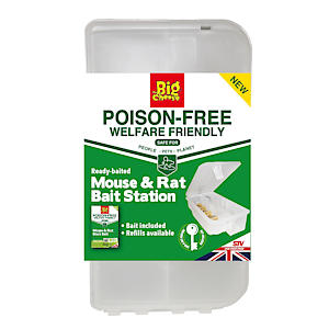 The Big Cheese Ready-Baited Rat & Mouse Bait Station | Poison-Free | STV205