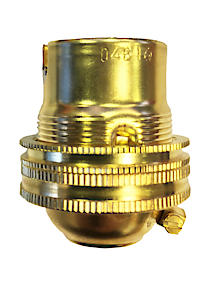 BRASS 1/2" LAMPHOLDER