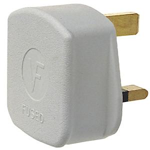Rubber Plug 13Amp White 6283Wnpnb