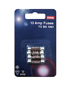 Lyvia Electrics 13 Amp Fuses to BS1362 Standard Pack Of 4