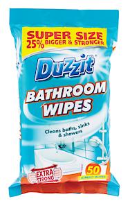 Duzzit Bathroom Wipes-Pack Of 50, Blue
