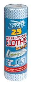 Multipurpose Cloths On A Roll 25Pk