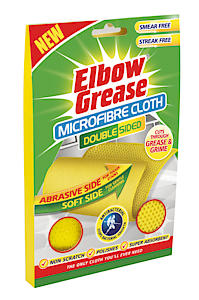 Elbow Grease Microfibre Cloth. Cuts Through Grease & Grime
