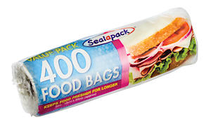 Sealapack Food Bags, Ready To Use Roll, Kitchen Essential, Roll Of 400 Bags