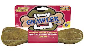 GNAWLER BONE 8" BACON FLAVOUR