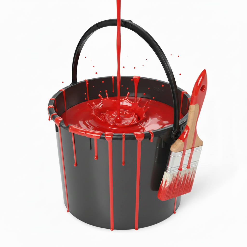 LG Harris Hamilton Trade Paint Kettle | Black with Handle | 2 Litre
