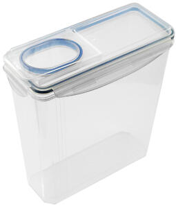 Addis Clip Tight Easy Pour Cereal Food Storage Container 3.7 Litre Tall Rectangle