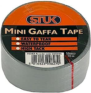 Stuk Mini Gaffa Tape Silv 50X10M*