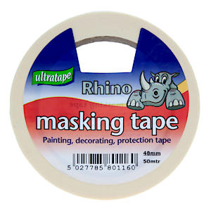 Ultratape 48Mm X 50M Rhino General Purpose Masking Tape