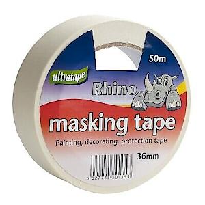Rhino Masking Tape 36Mmx50M