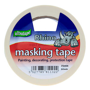 RHINO MASKING TAPE 75MMX50M
