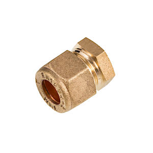 Securplumb End Stop (Pack Of 5) (One Size) (Copper)