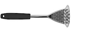 Fackelmann Initial Potato Masher Stainless Steel With Pp Plastic Handle, 26.5Cm