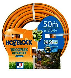 Hozelock Tricoflex Ultraflex Hose, Yellow, 12.5 Mm X 50 M