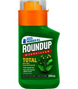Roundup Optima Total Weedkiller | Paths & hard Surfaces | 250ml Concentrate {Makes 5L}