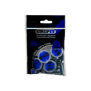 25mm Blue Gripit Pack of 4