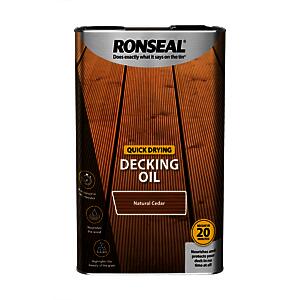 QD Decking Oil Natural Cedar 5L