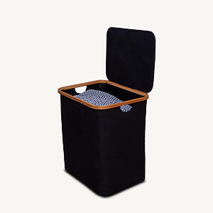 Bamboo Hamper - Grey