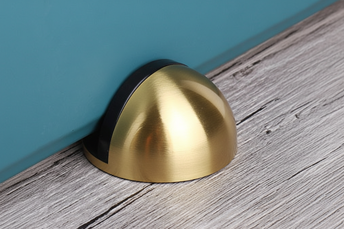 Sec Oval Door Stop Brs S2570